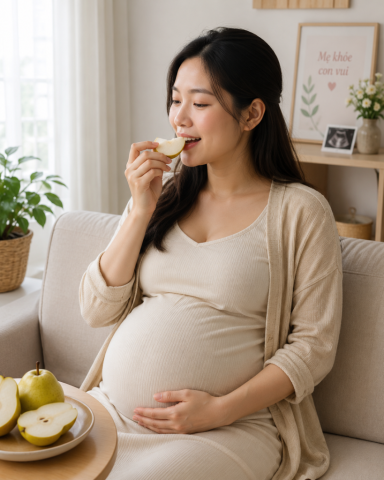 Bà bầu ăn lê có tốt không?