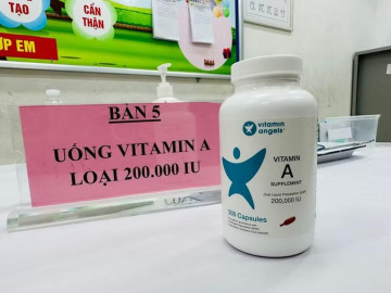 Từ tháng 6, cả nước đồng loạt triển khai chiến dịch bổ sung vitamin A