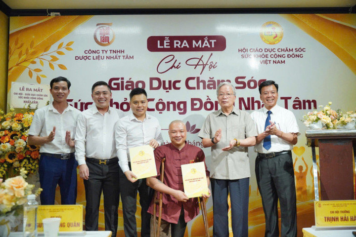 Ra mắt Chi hội Giáo dục Chăm sóc Sức khỏe Cộng đồng Nhất Tâm: Thêm một cầu nối vì sức khỏe cộng đồng
