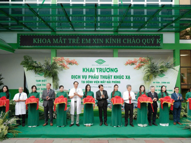 Bệnh viện Mắt Hải Phòng đưa vào hoạt động công nghệ xóa cận thế hệ mới