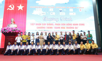 Tiến Nông đồng hành xanh hóa Trường Sa, lan tỏa trách nhiệm với biển đảo Tổ quốc