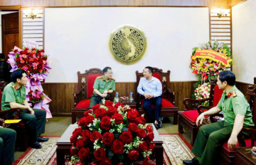 Công an Thanh Hóa tri ân, chúc mừng các cơ quan báo chí nhân kỷ niệm 101 năm Ngày Báo chí Cách mạng Việt Nam