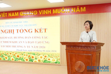 Trung tâm Y tế khu vực Thanh Sơn nâng cao năng lực kiểm soát nhiễm khuẩn