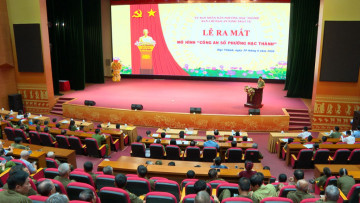Thanh Hóa: Ra mắt mô hình “Công an số” tại phường Hạc Thành