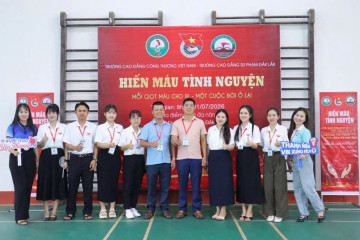 Lan tỏa giọt máu hồng - Thắp sáng ước mơ giảng đường tại Trường Cao đẳng Công thương Việt Nam