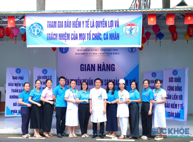 Trung tâm Y tế khu vực Tam Dương truyền thông chính sách bảo hiểm y tế