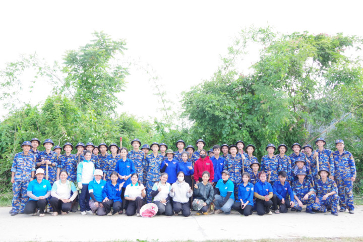 Dấu ấn tuổi trẻ Học viện Hải quân tại xã Trung Khánh Vĩnh