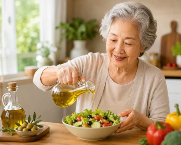 Người cao tuổi dùng dầu ô liu đúng cách có thể giảm nguy cơ đột quỵ