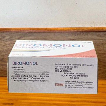 Thu hồi giấy đăng ký lưu hành đối với thuốc Fleyesal và Biromonol