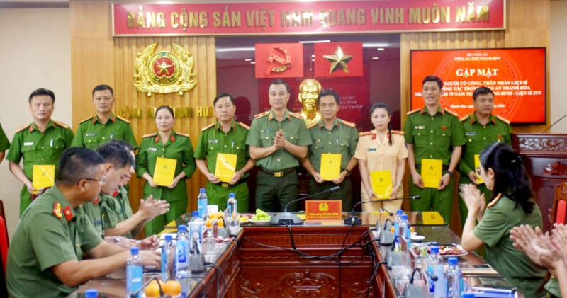 Công an Thanh Hóa tri ân thương binh, thân nhân liệt sĩ, tiếp nối truyền thống “Uống nước nhớ nguồn”