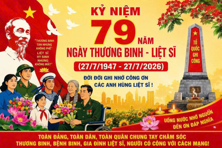Đắk Lắk: Đẩy mạnh hoạt động tri ân nhân ngày Thương binh - Liệt sĩ (27/7/1947 - 27/7/2026)
