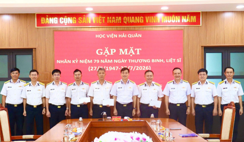 Học viện Hải quân tổ chức nhiều hoạt động ý nghĩa tri ân Ngày Thương binh, liệt sĩ 27/7